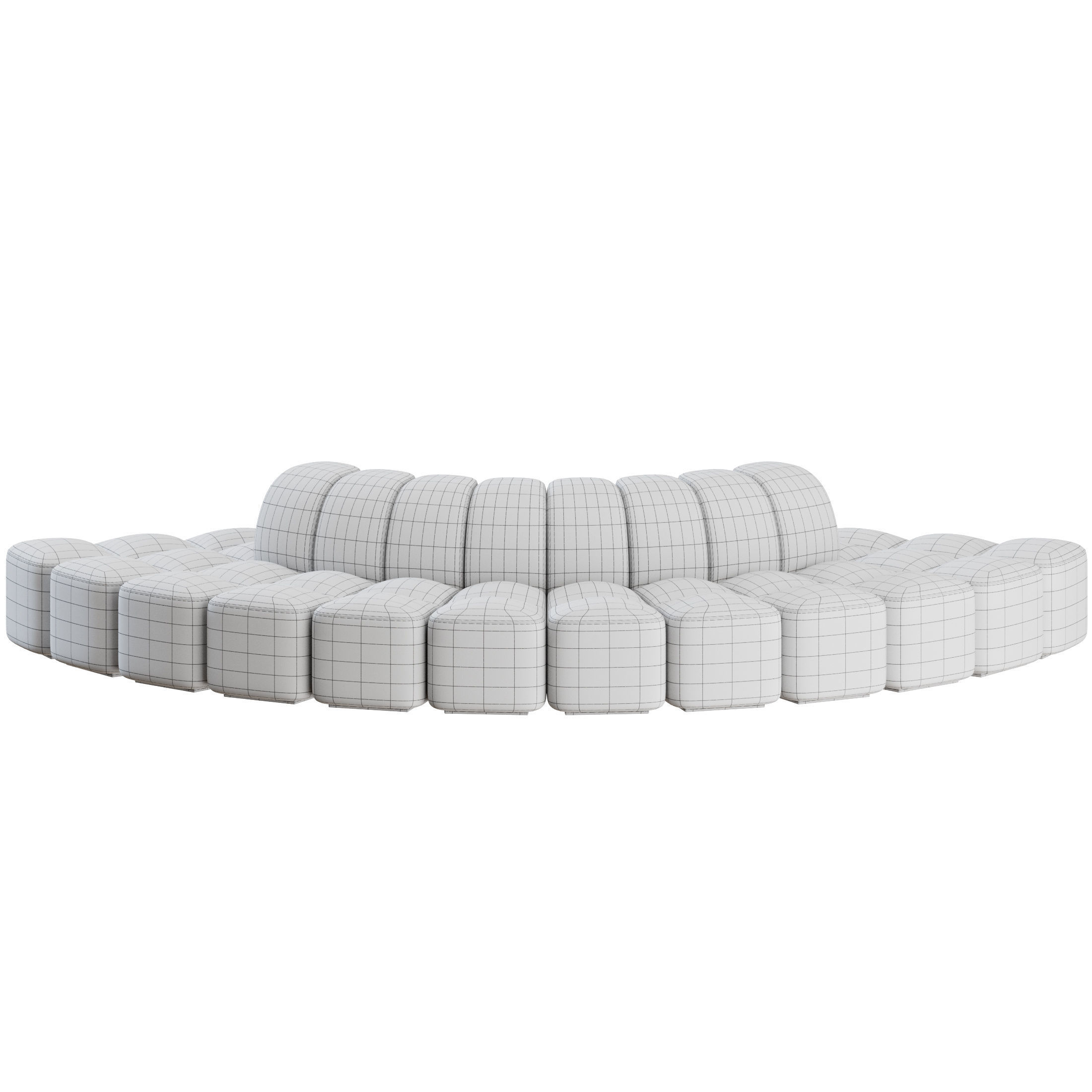 Array Modular Sofa Set 05 by MDF Italia 3D model_6