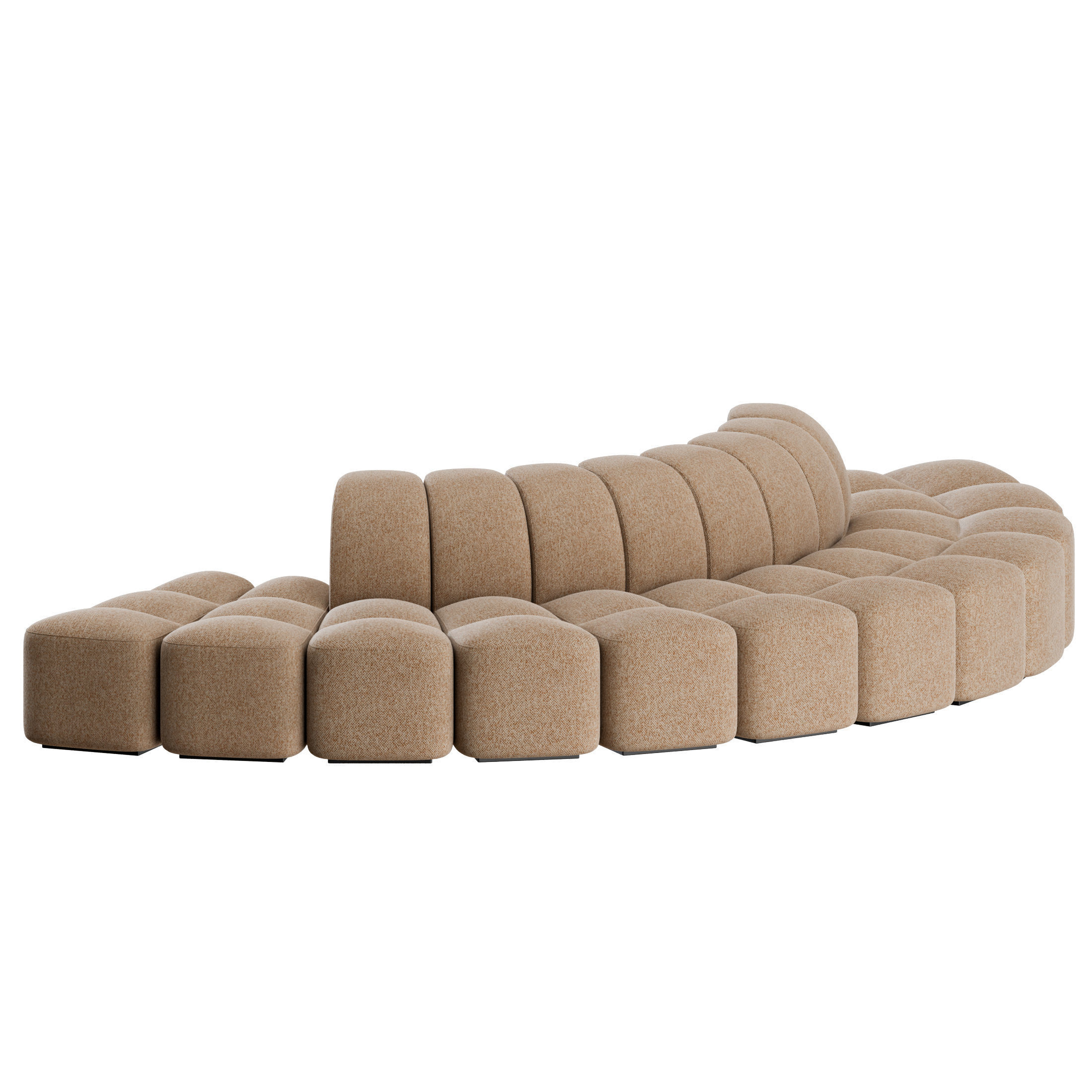 Array Modular Sofa Set 05 by MDF Italia 3D model_4