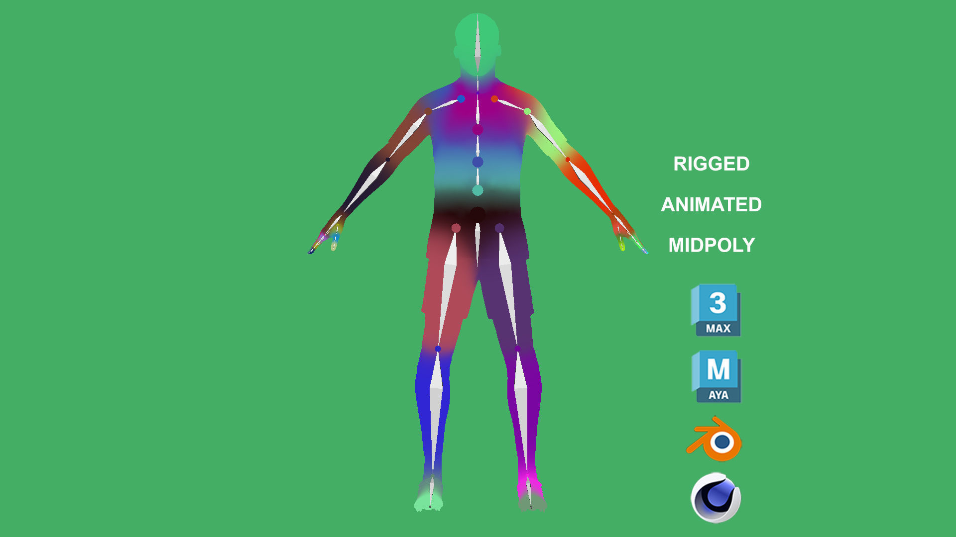 3D Rigged Ibrahima Konate France Euro 2024 3D model_5