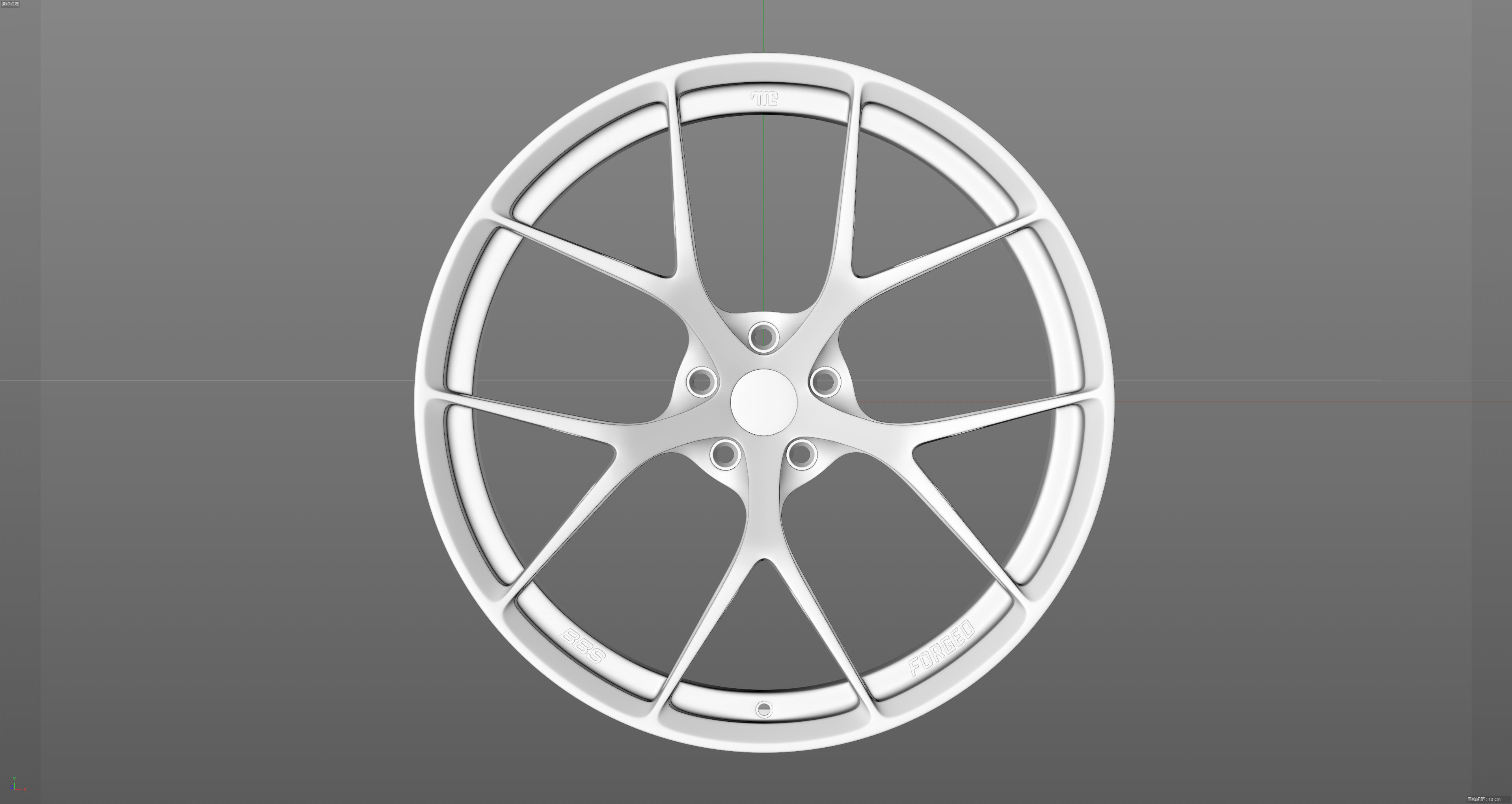 BBS FIR Low-poly 3D model_13