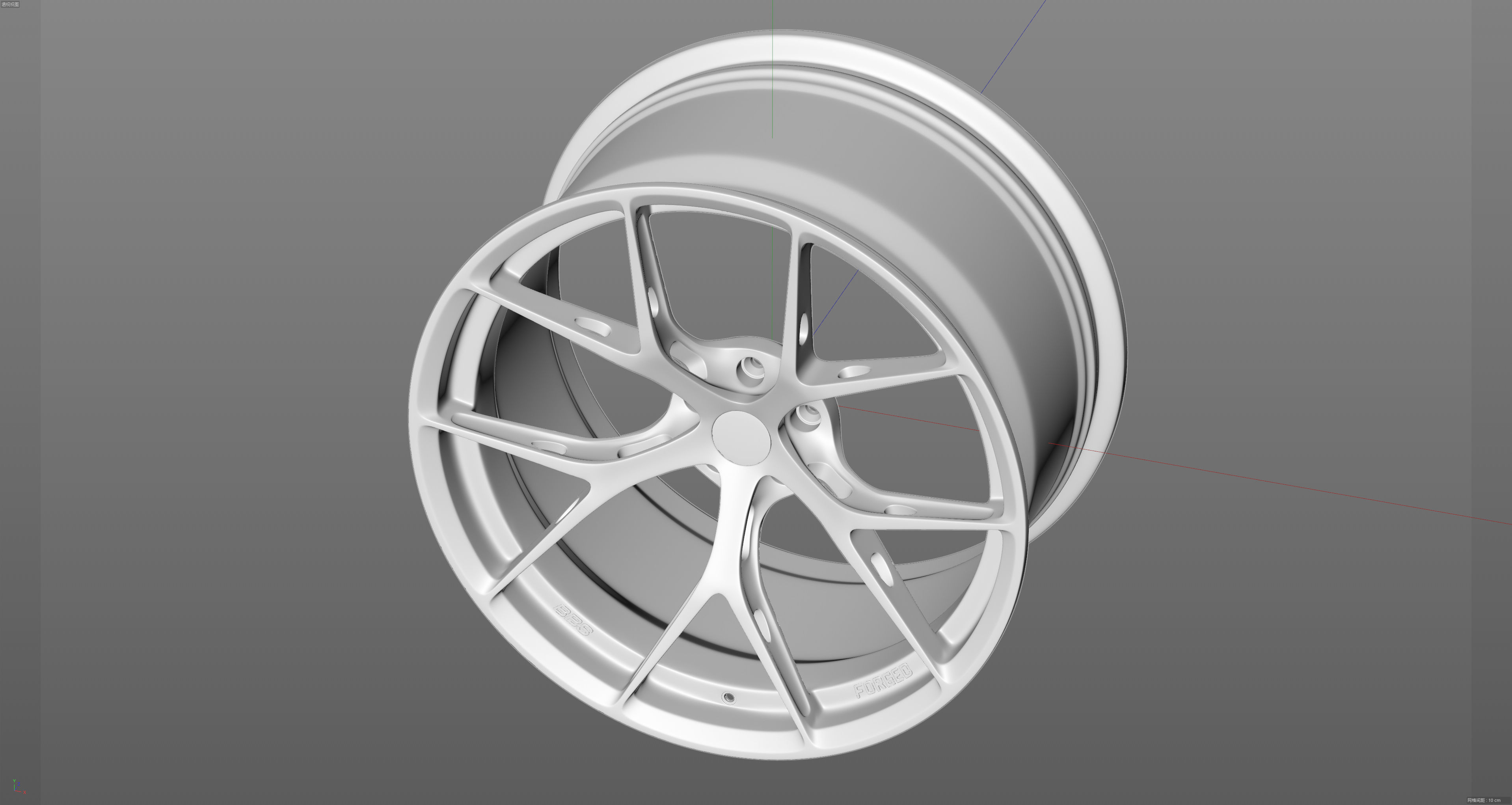 BBS FIR Low-poly 3D model_14