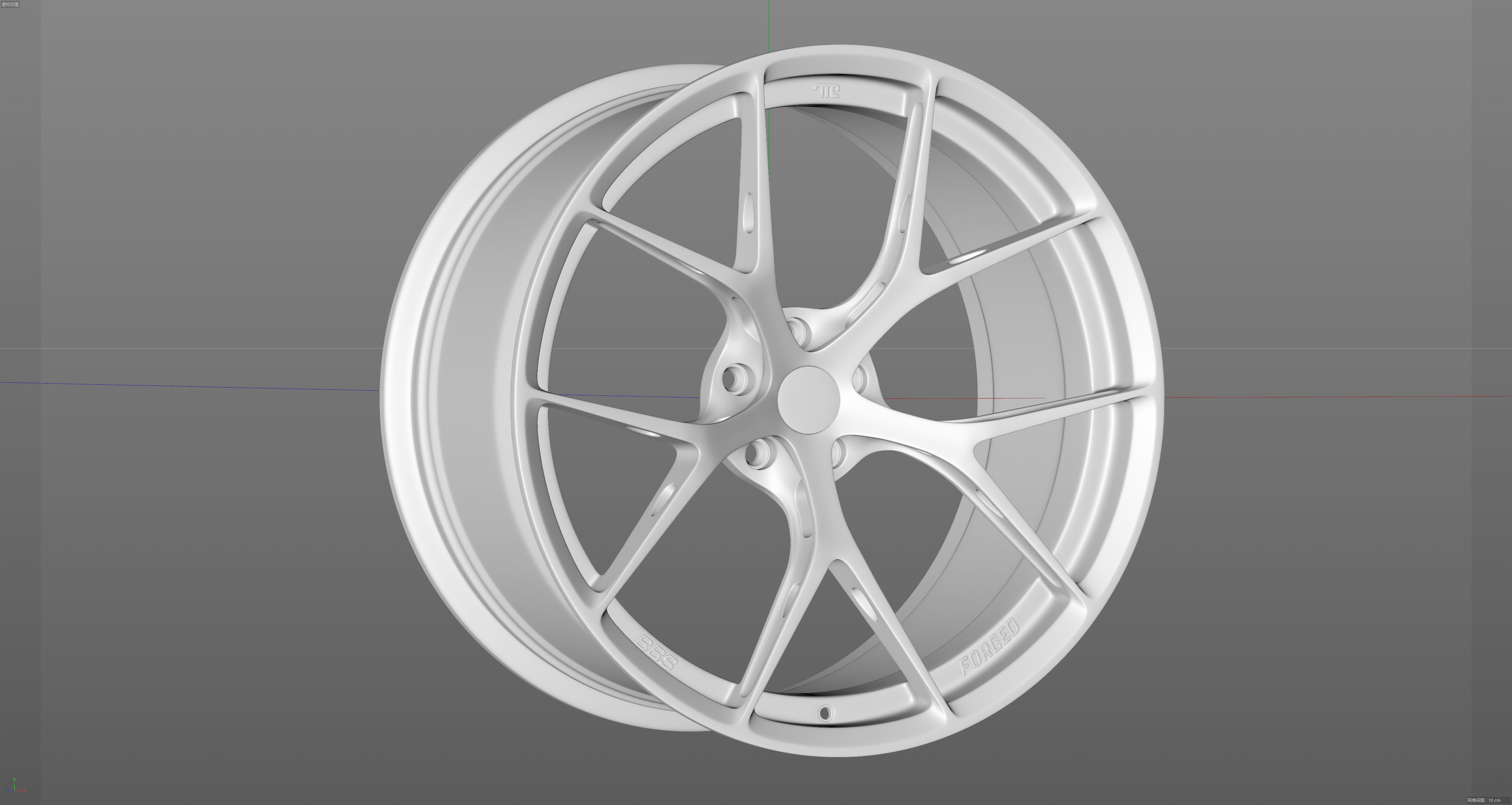 BBS FIR Low-poly 3D model_12