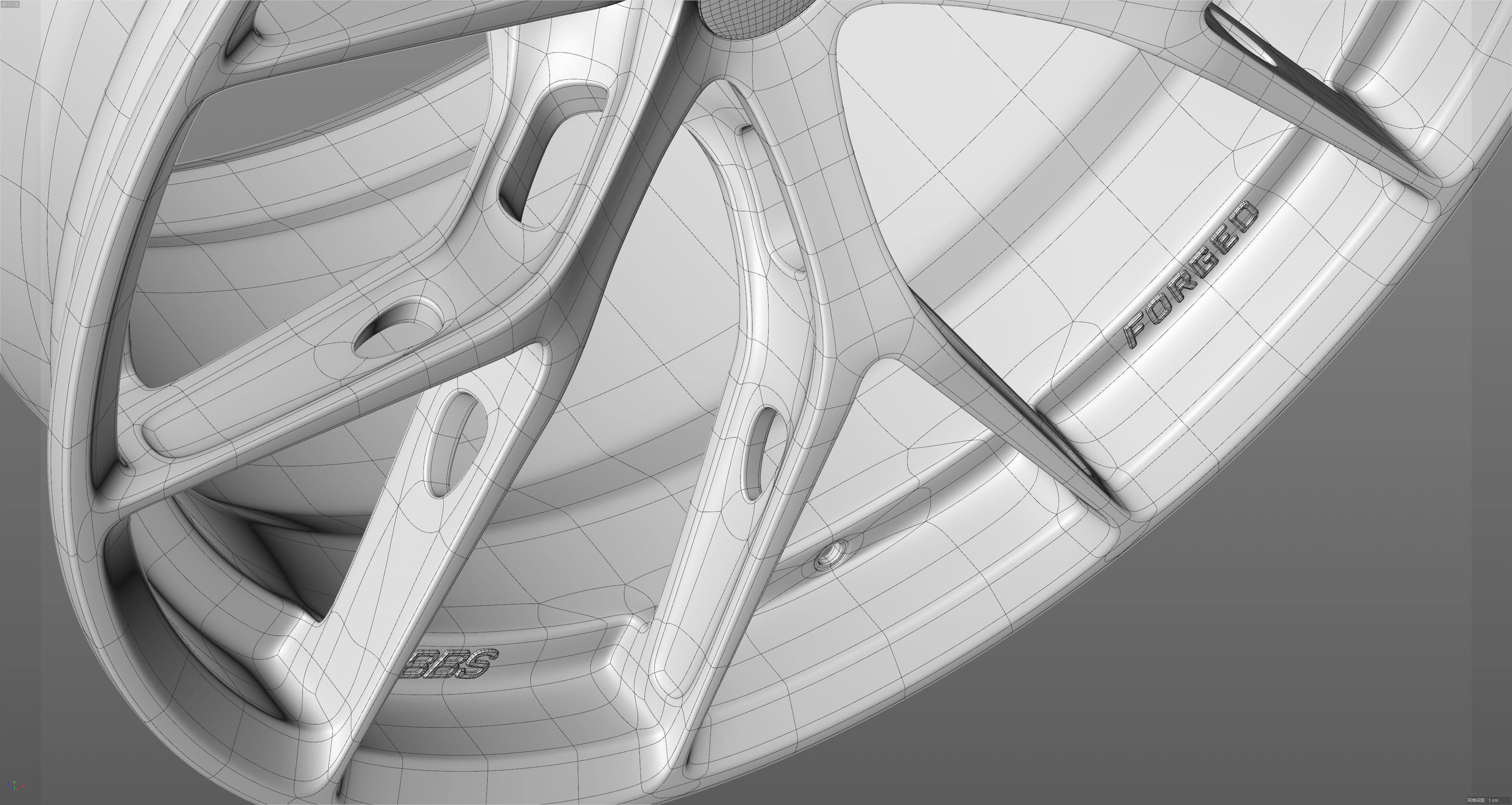 BBS FIR Low-poly 3D model_29