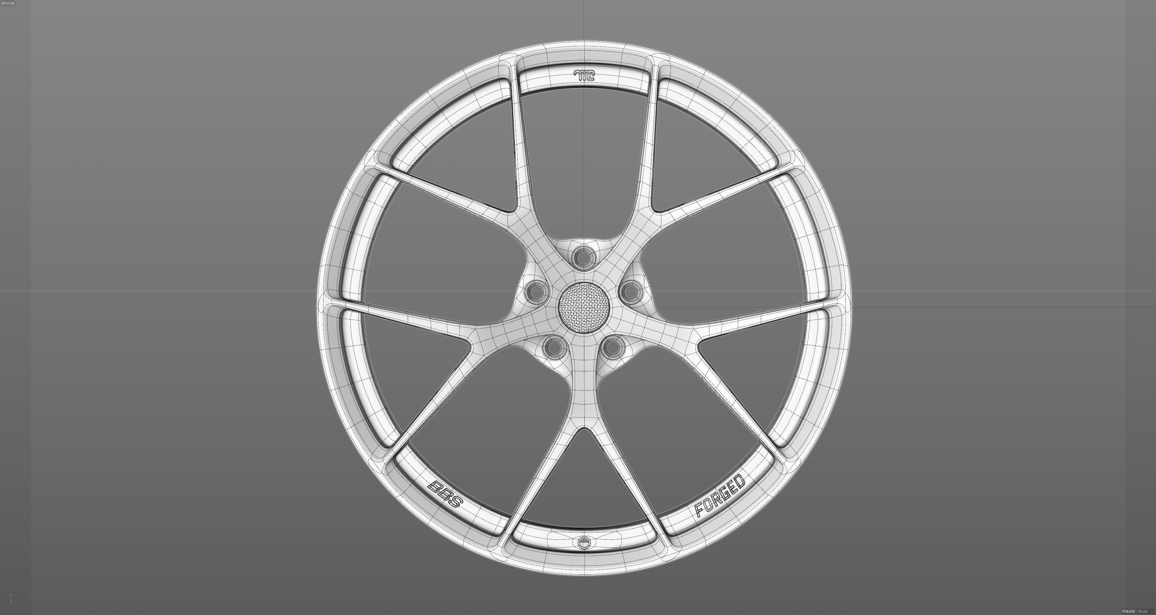 BBS FIR Low-poly 3D model_24