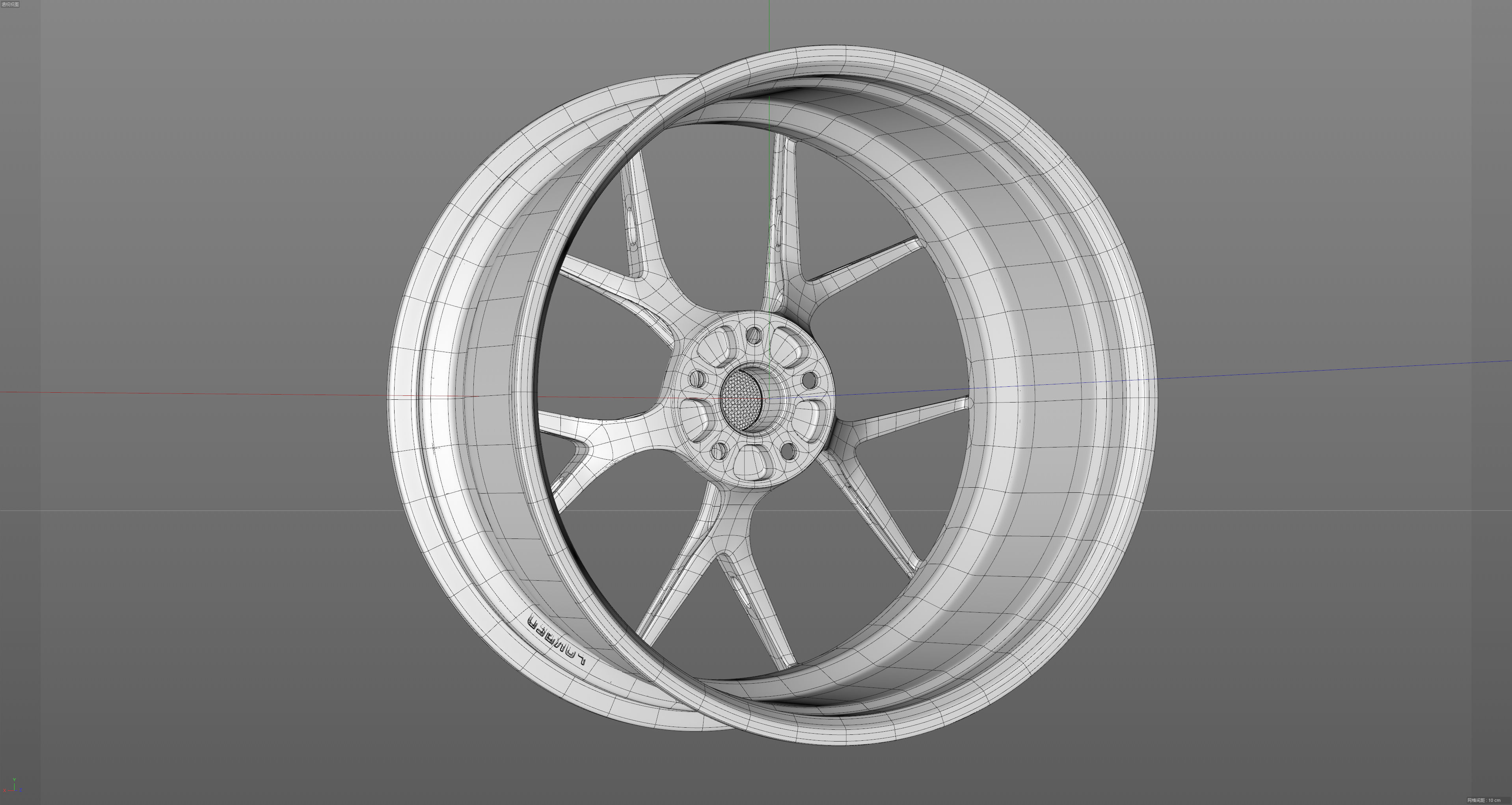 BBS FIR Low-poly 3D model_26