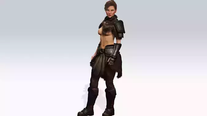 Sexy Character - Fully Rigged 3D model