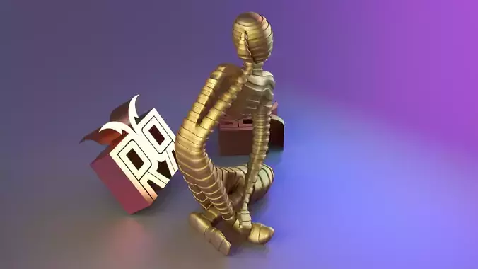 thinking person decor