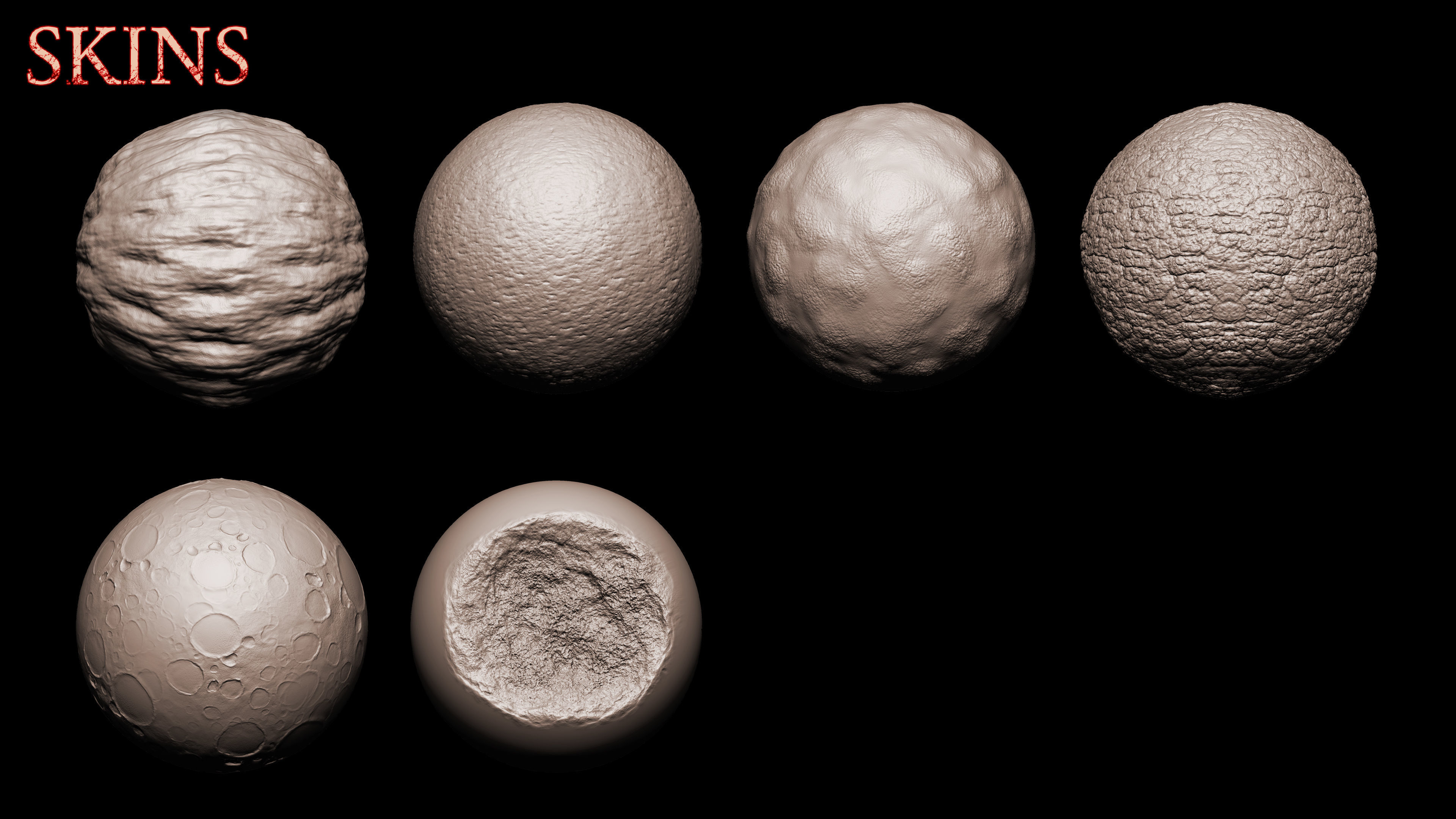 Zbrush  Blender  30 Skin Damages Brushes Texture_3