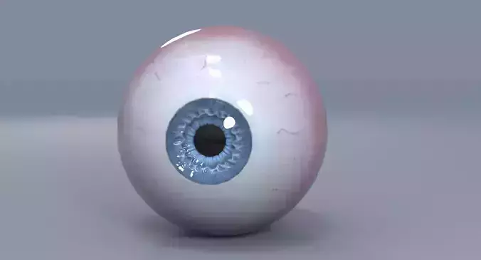 eye ball 3D model design product 