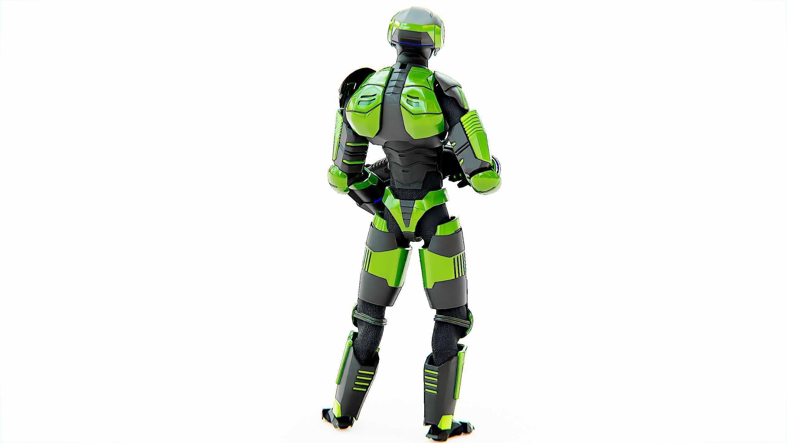 ALIEN TROOPER ZHORG Rigged for Unreal Engine - Unity - MIXAMO 3D model_13