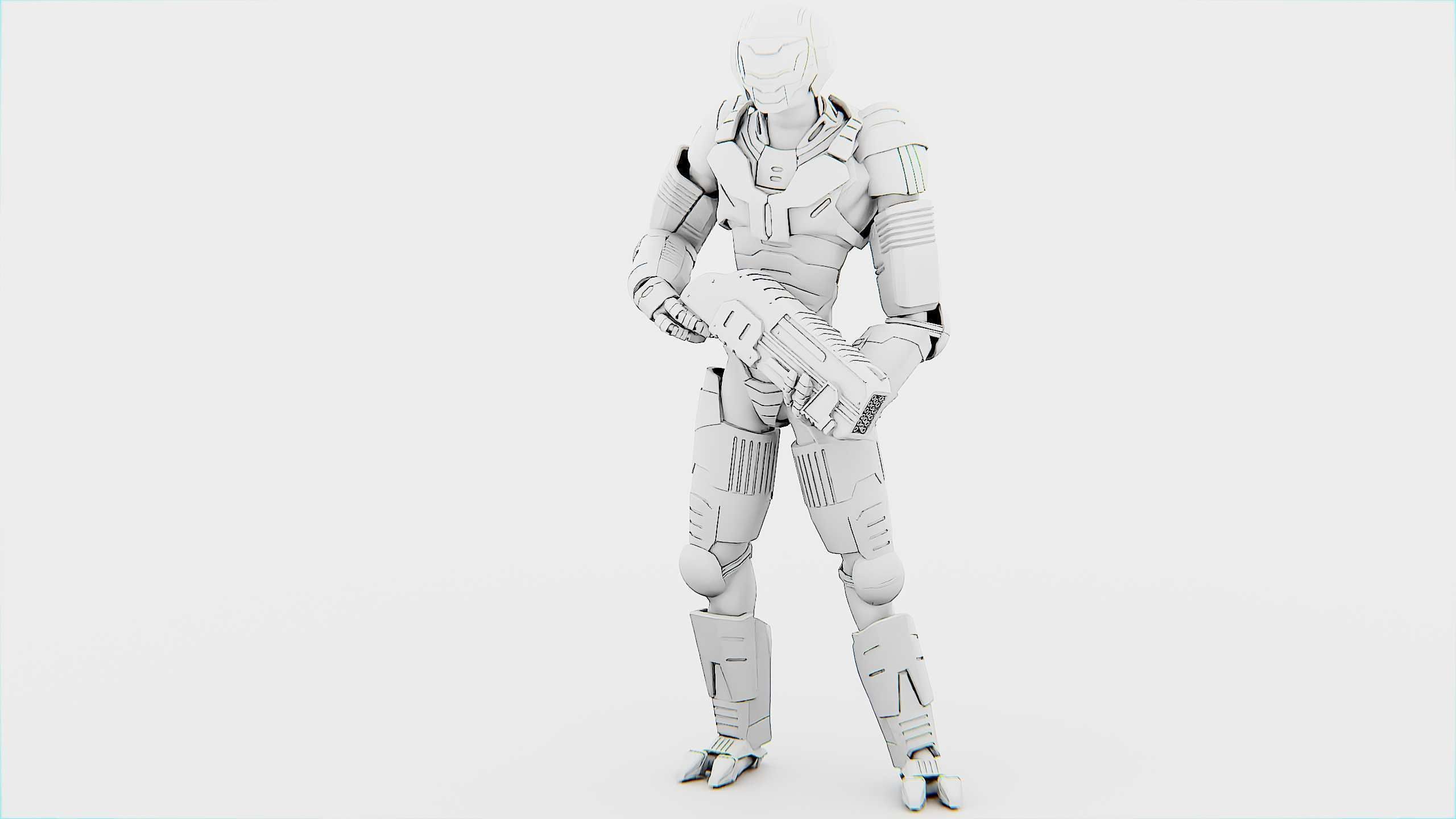 ALIEN TROOPER ZHORG Rigged for Unreal Engine - Unity - MIXAMO 3D model_32