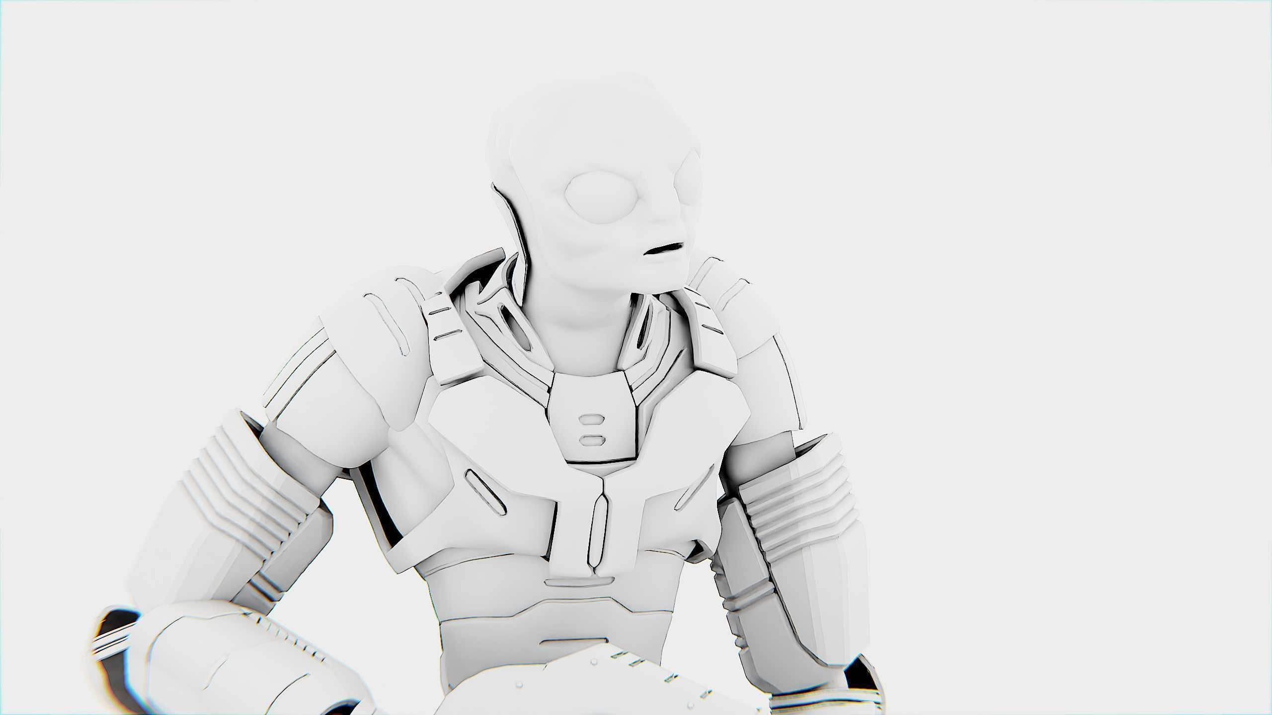 ALIEN TROOPER ZHORG Rigged for Unreal Engine - Unity - MIXAMO 3D model_35