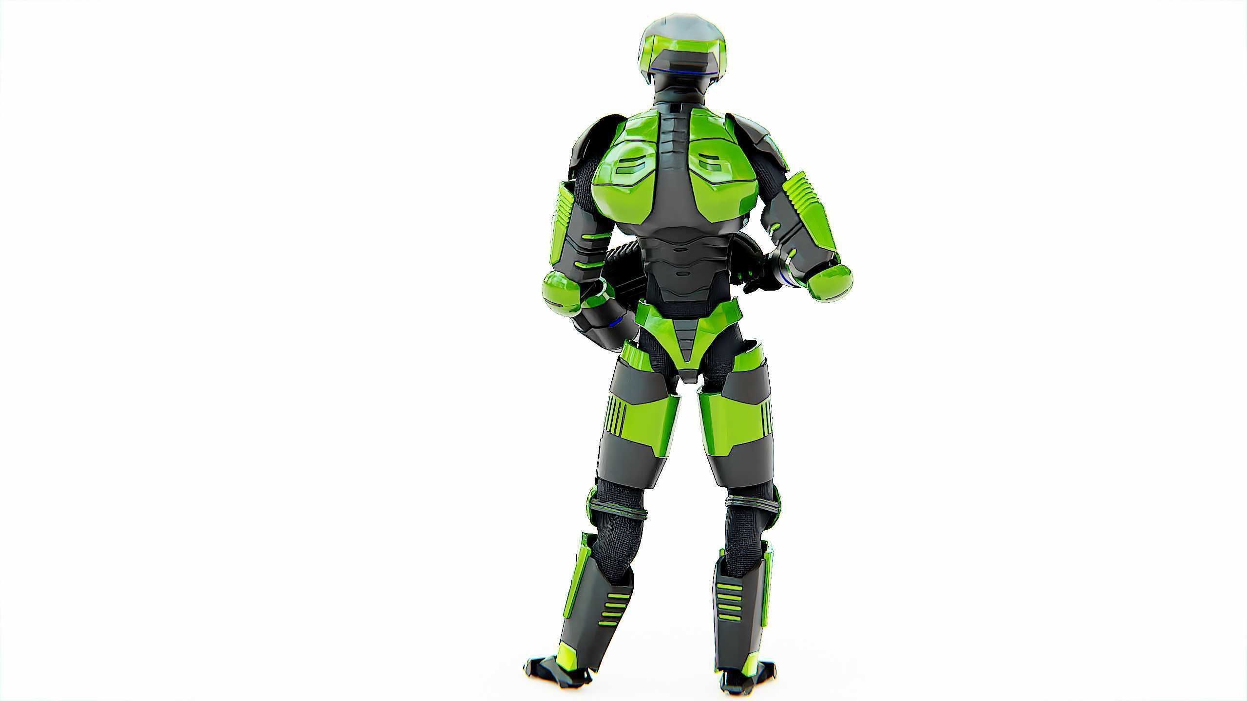 ALIEN TROOPER ZHORG Rigged for Unreal Engine - Unity - MIXAMO 3D model_14