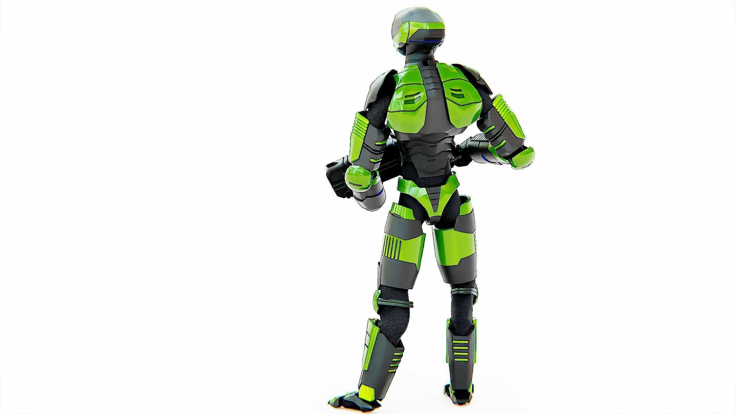 ALIEN TROOPER ZHORG Rigged for Unreal Engine - Unity - MIXAMO 3D model_15