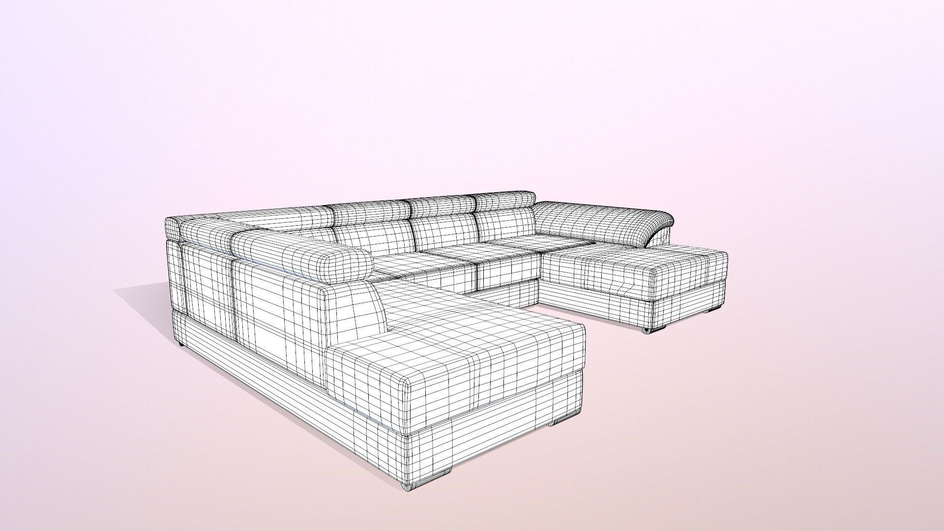 Sofa 7-Seater 3D model_13