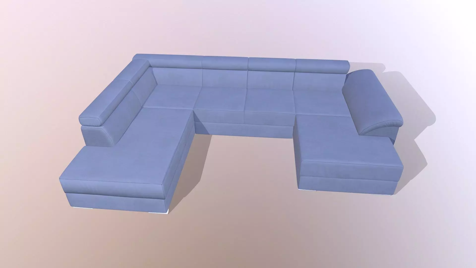 Sofa 7-Seater 3D model_0