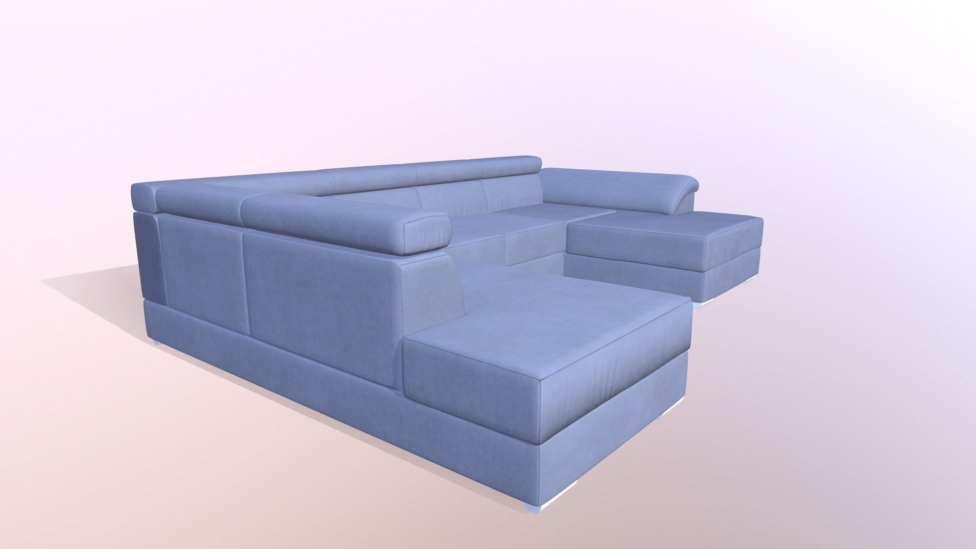 Sofa 7-Seater 3D model_4