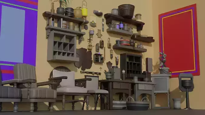 FC Medieval Props Set A