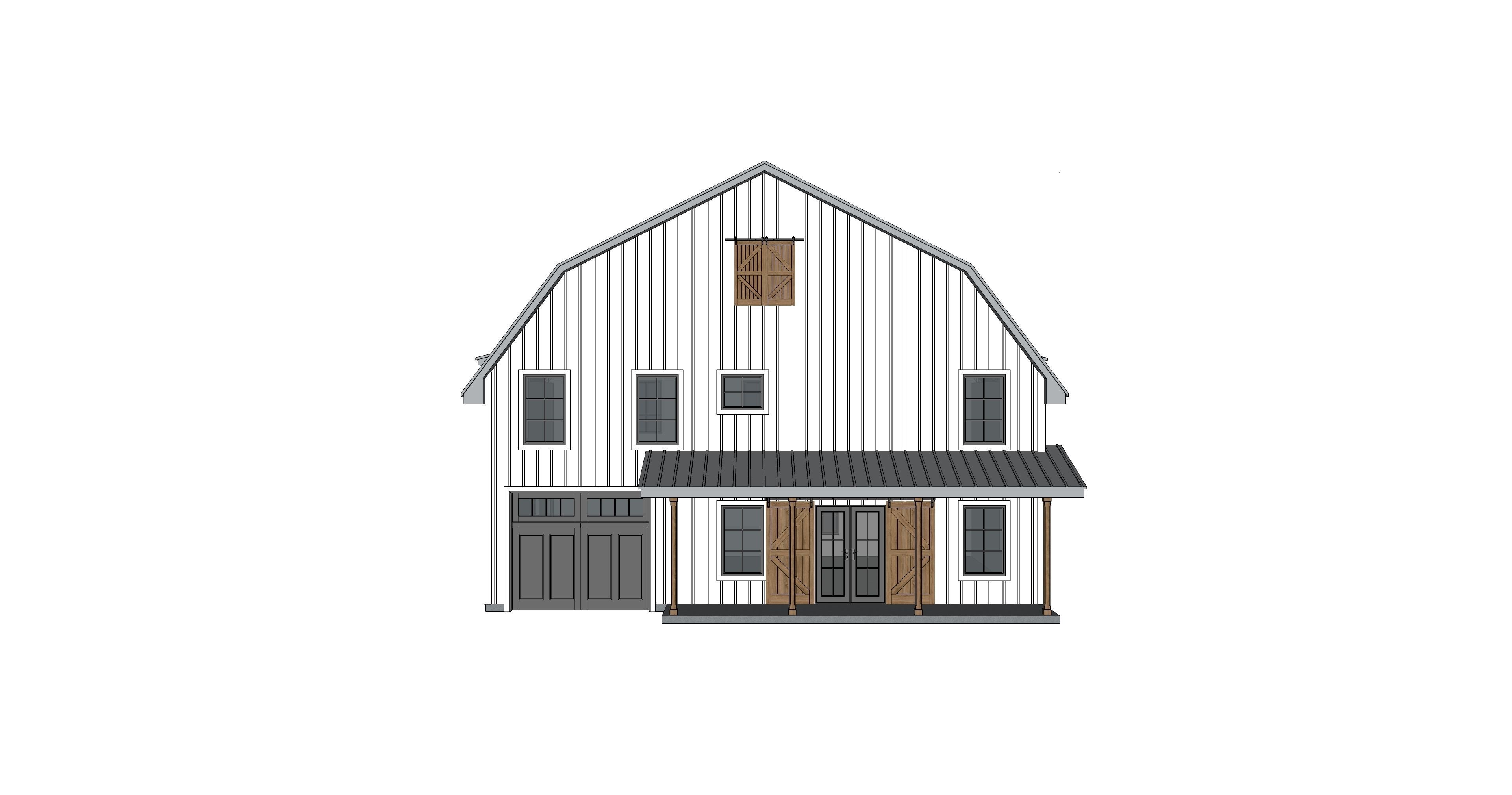Barndominium House 13 -Archimple LLC 3D model_3