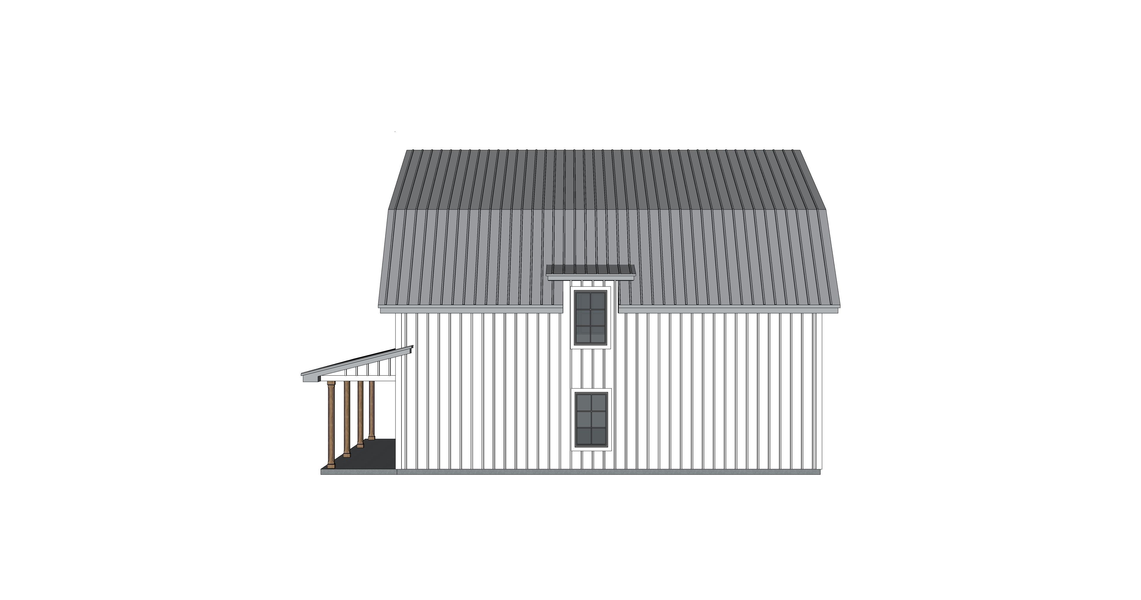Barndominium House 13 -Archimple LLC 3D model_6