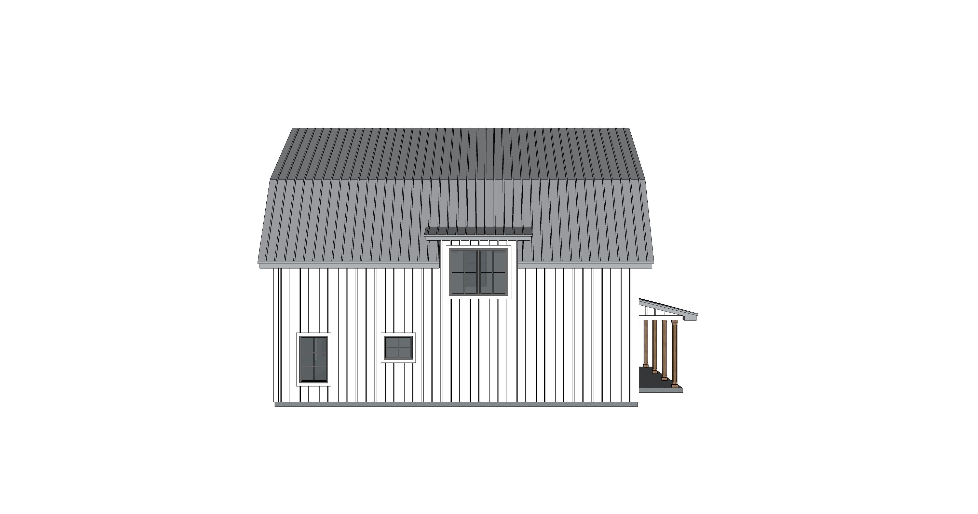 Barndominium House 13 -Archimple LLC 3D model_4