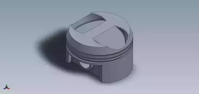 Gasoline Piston 2 Valves Domed