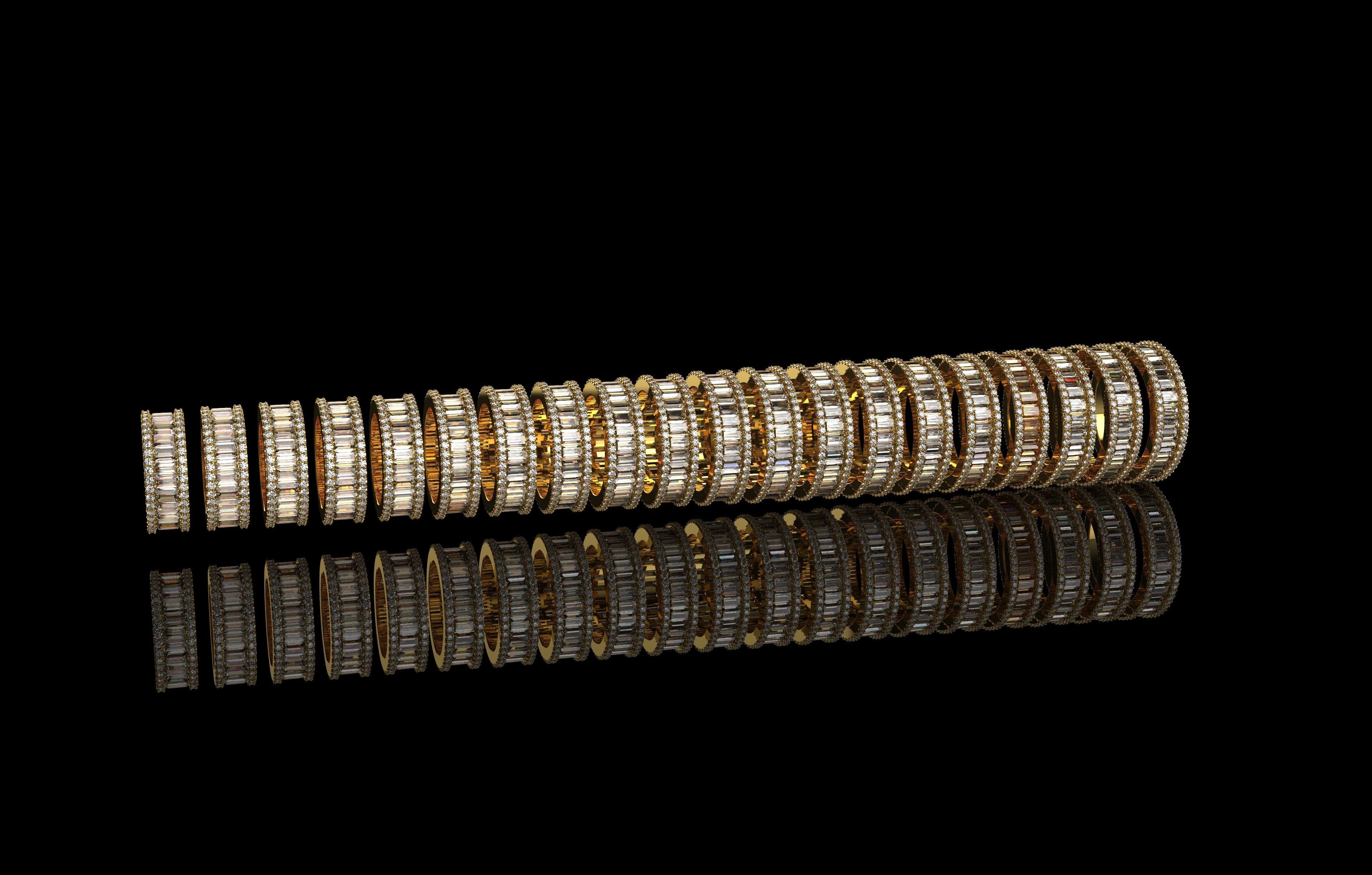 Ring Collection  3D print model_6