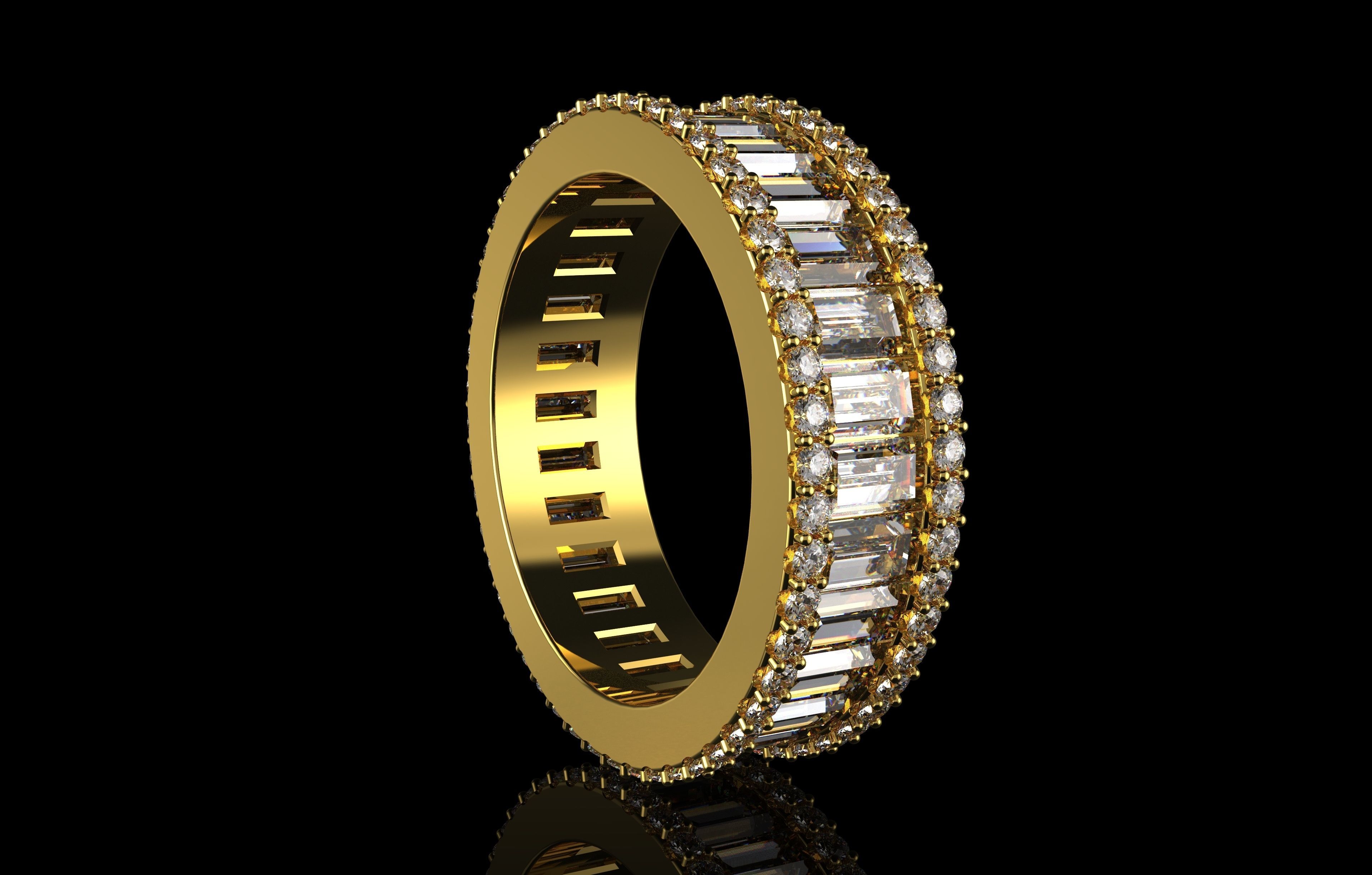 Ring Collection  3D print model_10