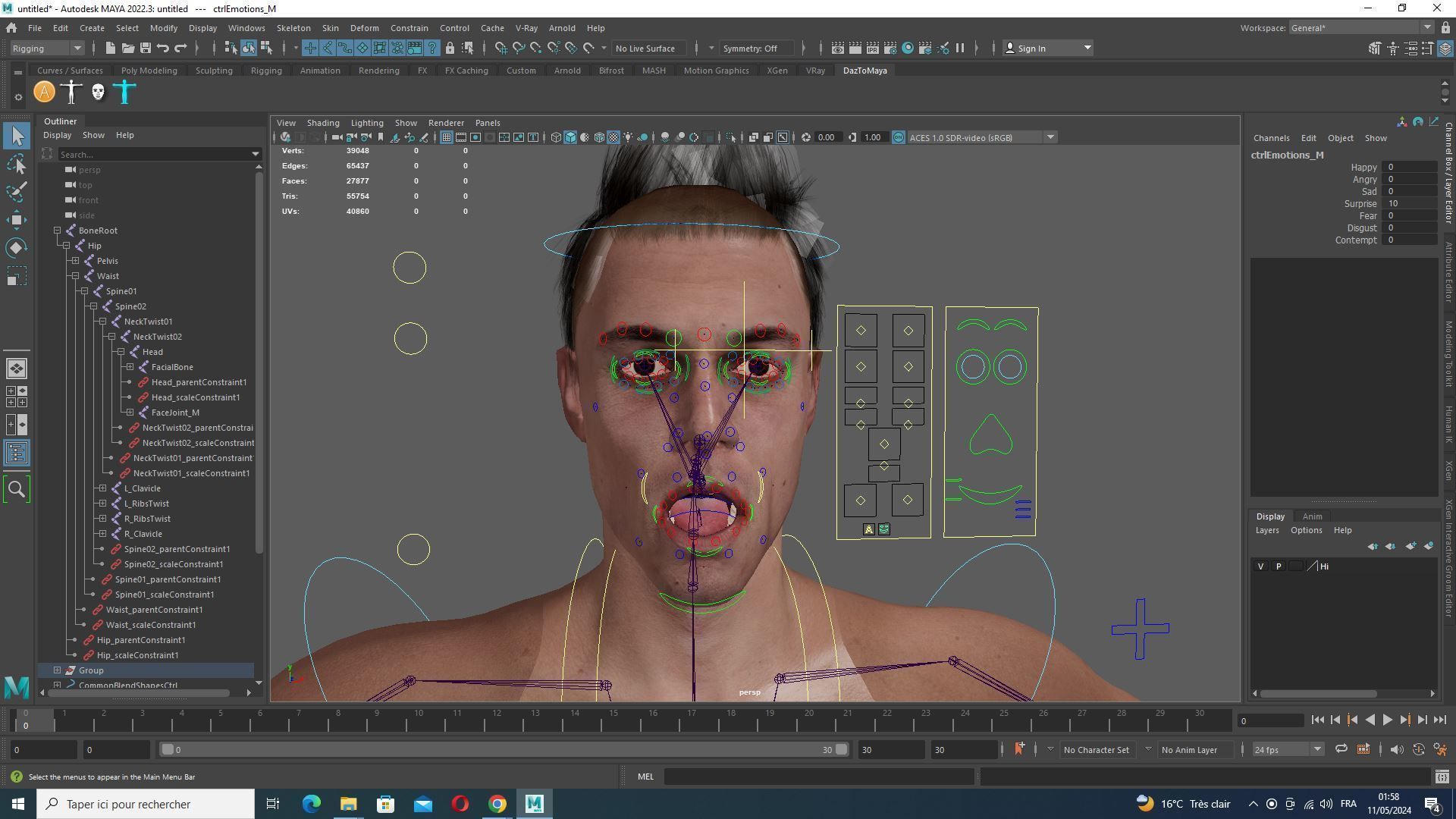 Realistic Male In Casual Outfit Survival - Sport Low-poly 3D model_29