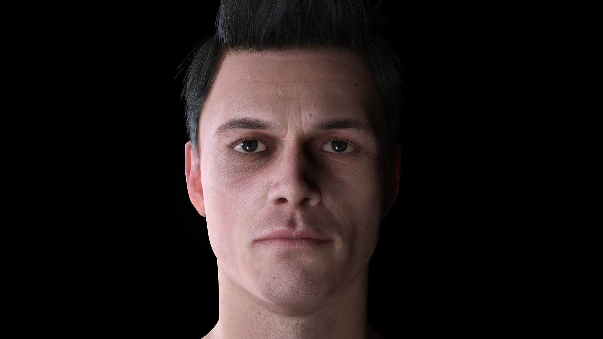 Realistic Male In Casual Outfit Survival - Sport Low-poly 3D model_6