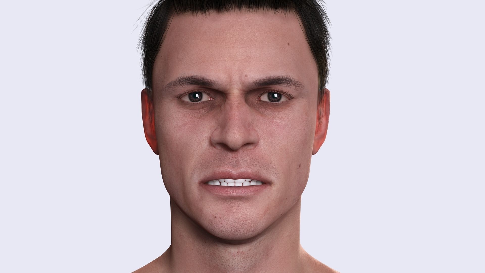 Realistic Male In Casual Outfit Survival - Sport Low-poly 3D model_8