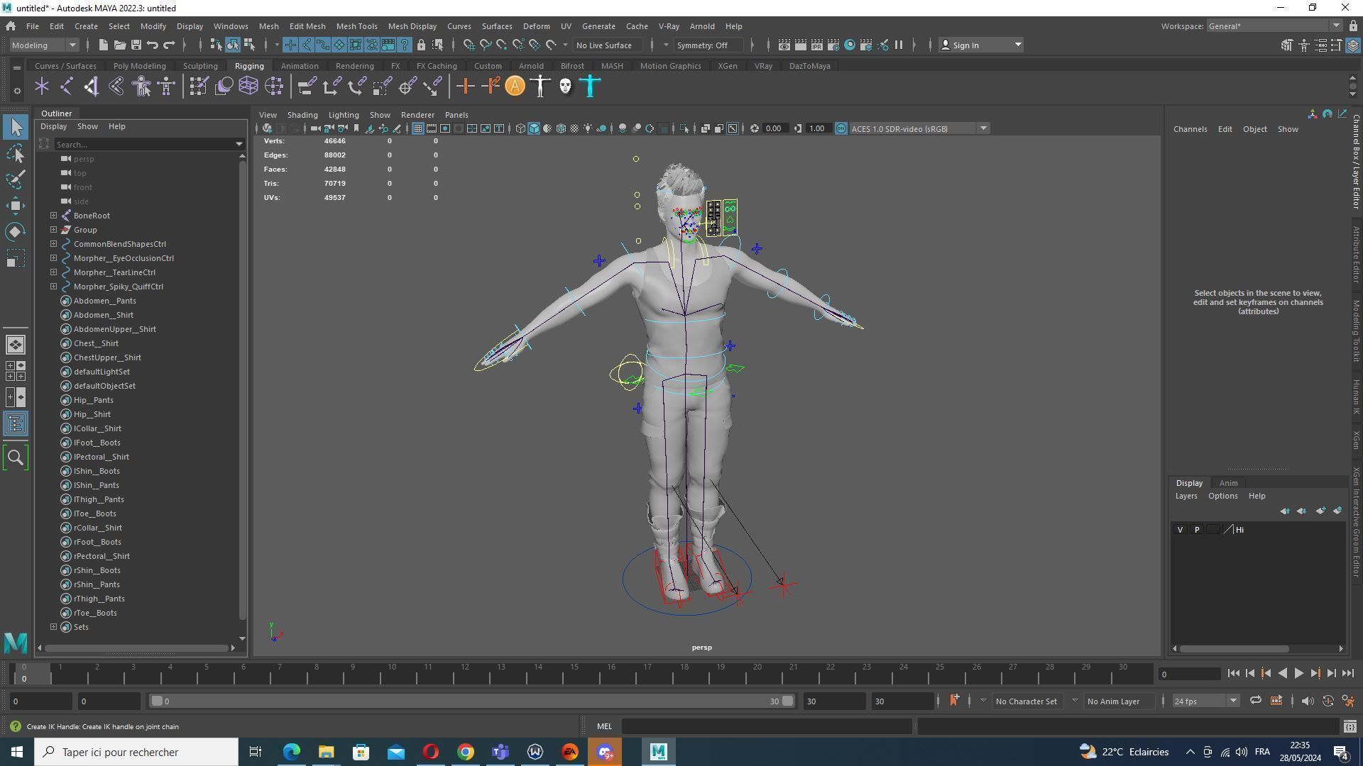 Realistic Male In Casual Outfit Survival - Sport Low-poly 3D model_19