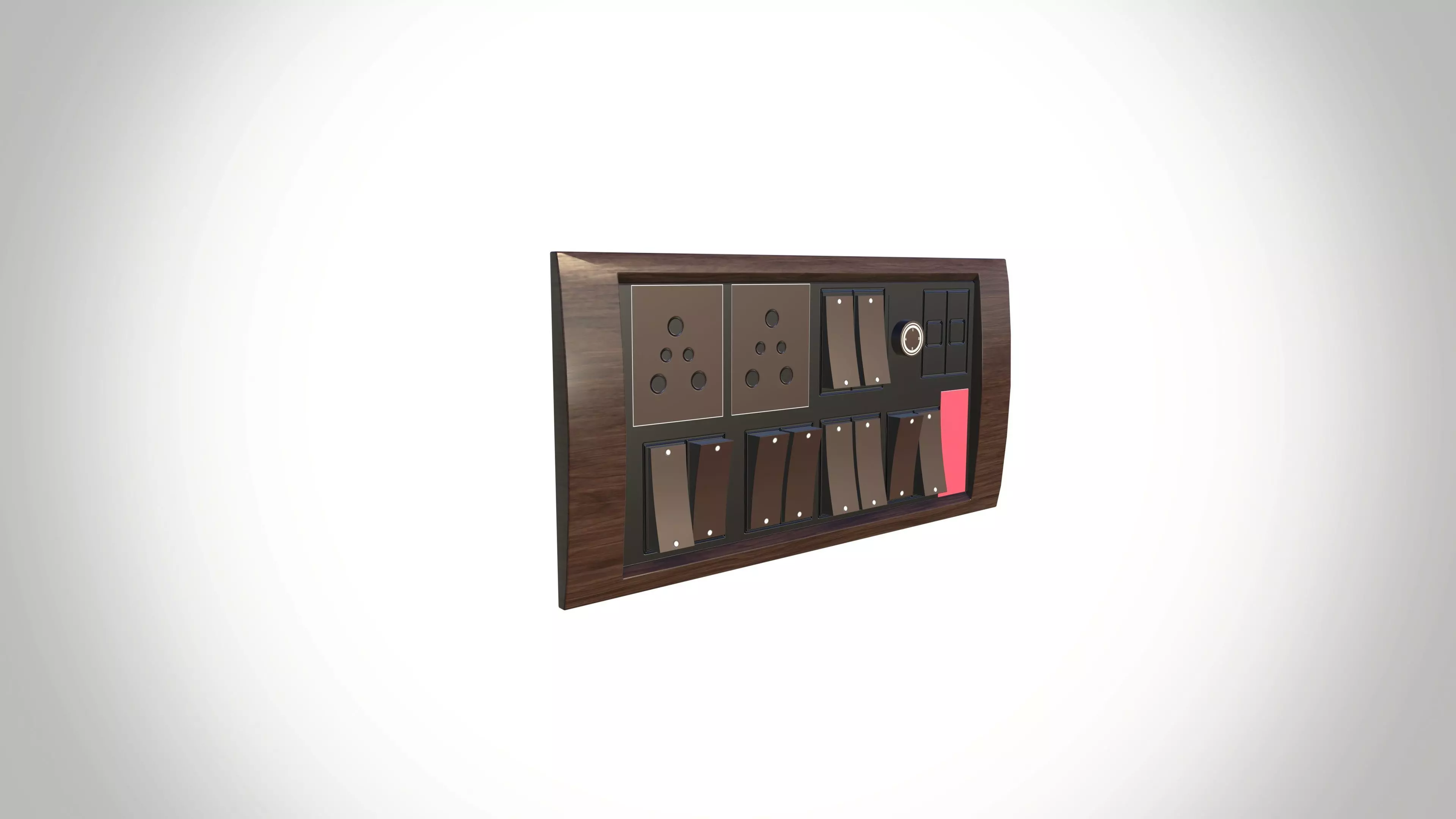 Switchboard Low-poly 3D model_0