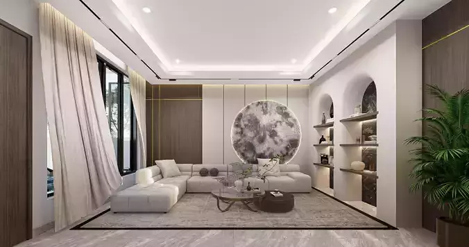 Living room interior design