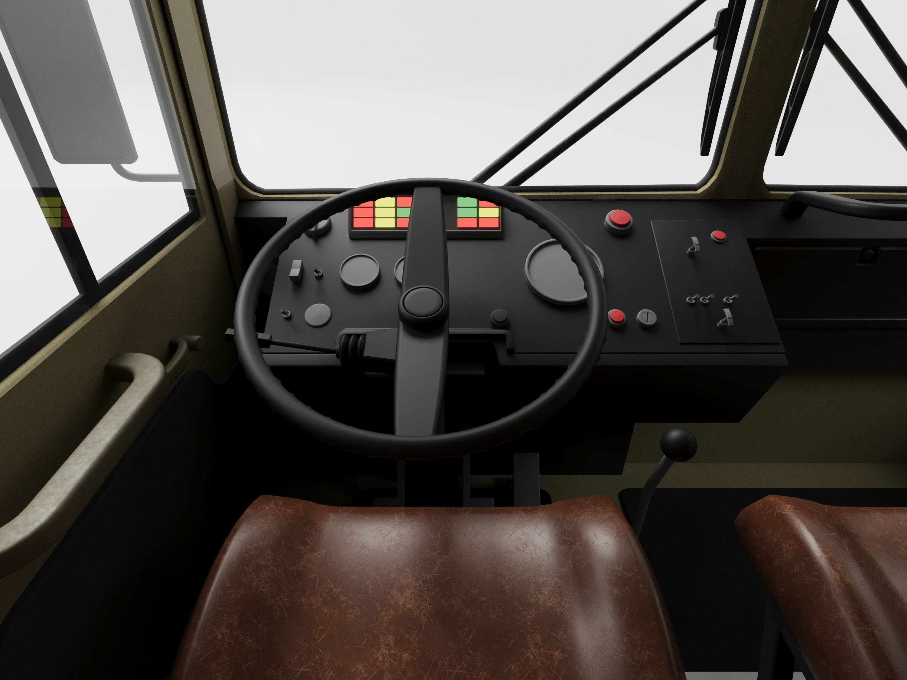 Radar AN MPQ-53 MAN KAT 3D model_11