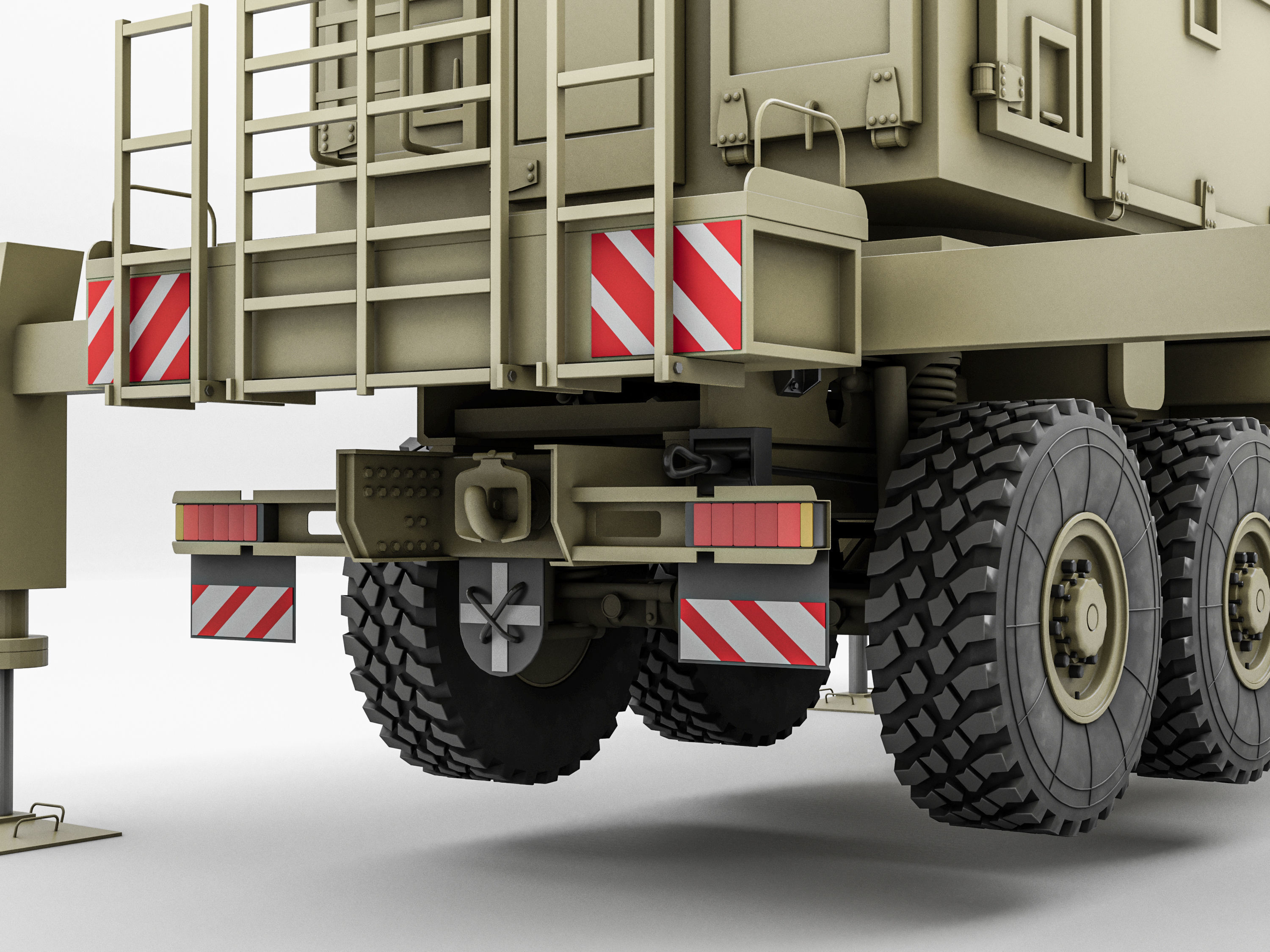 Radar AN MPQ-53 MAN KAT 3D model_19