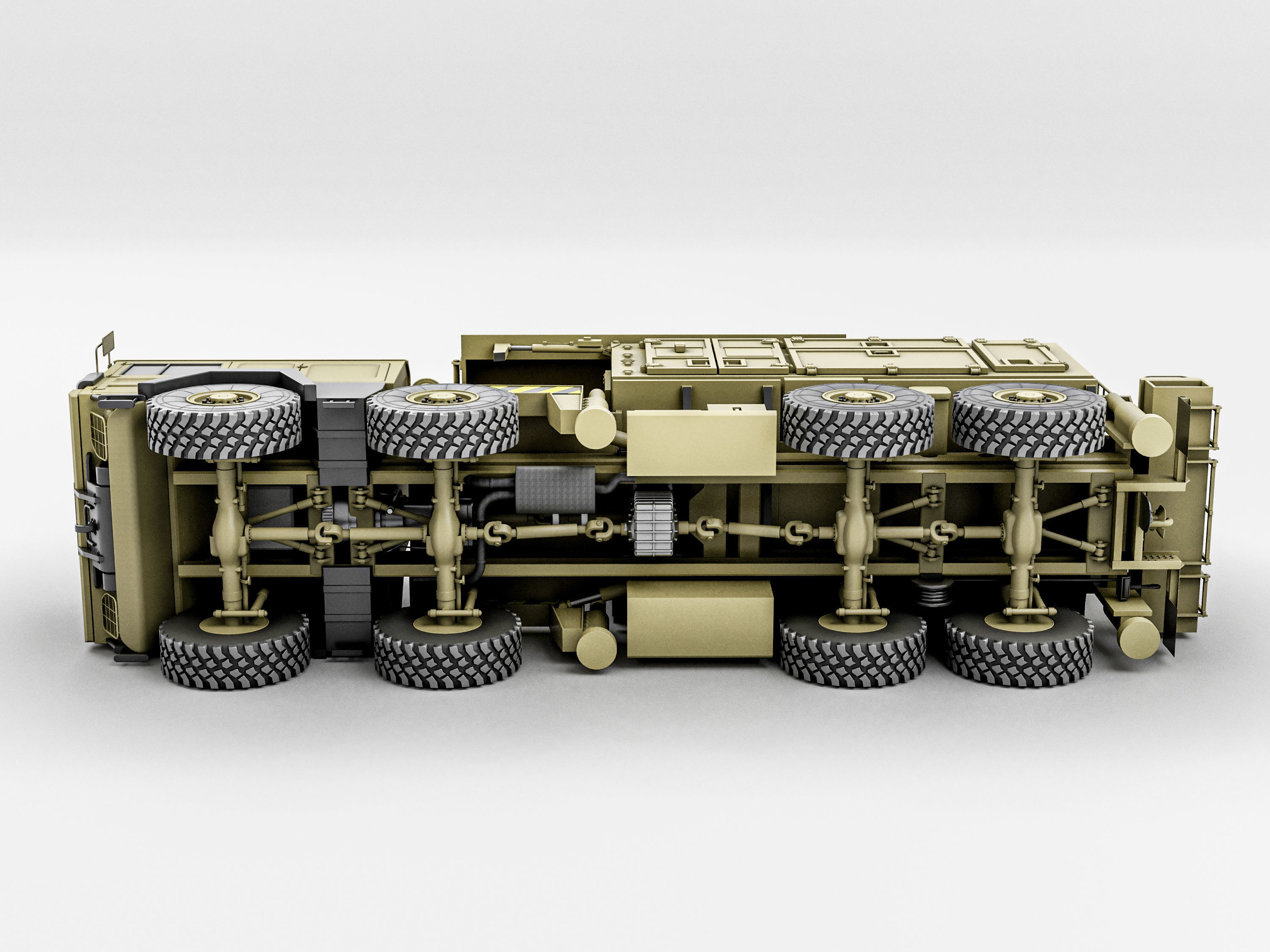 Radar AN MPQ-53 MAN KAT 3D model_5