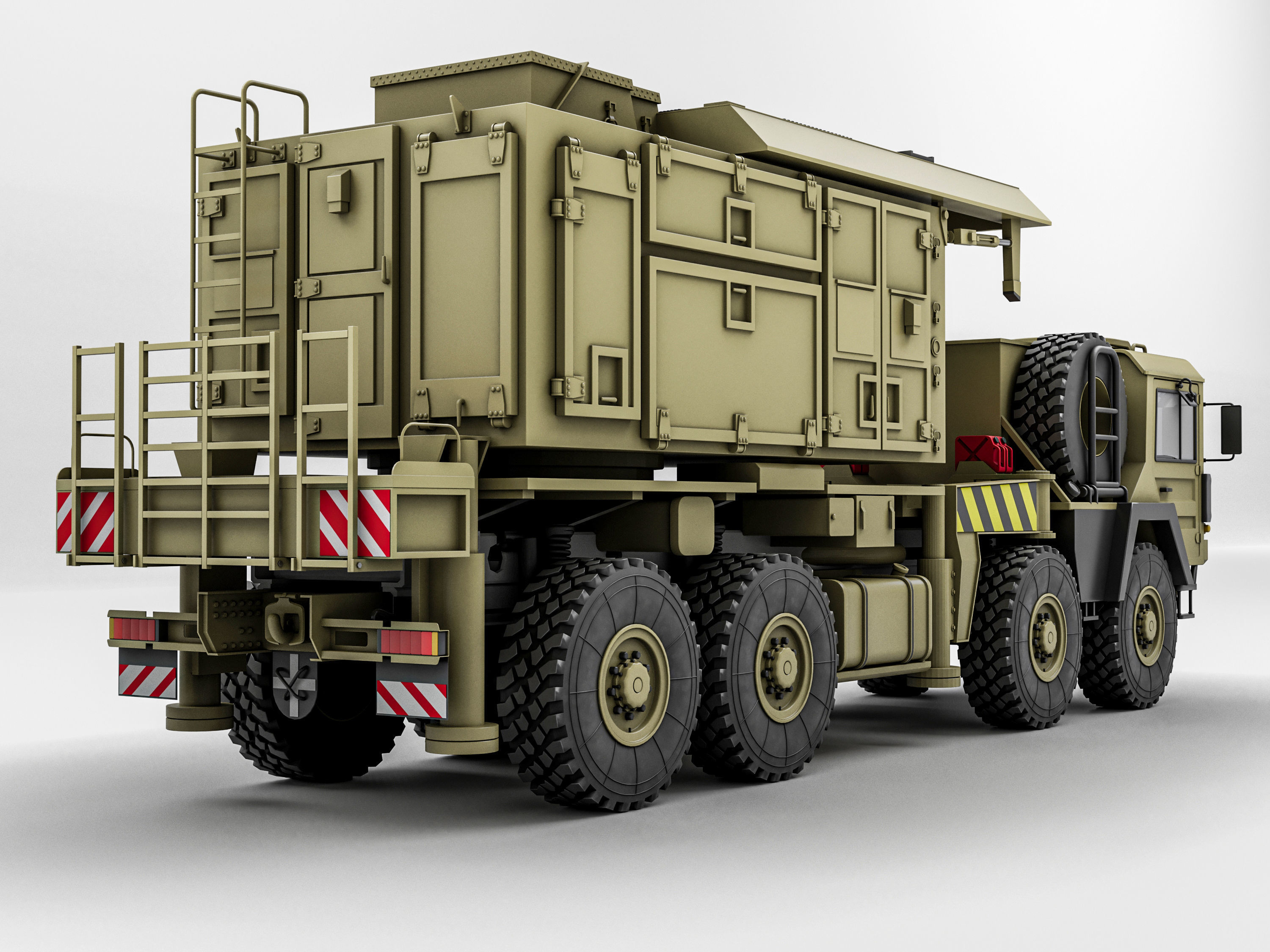Radar AN MPQ-53 MAN KAT 3D model_14