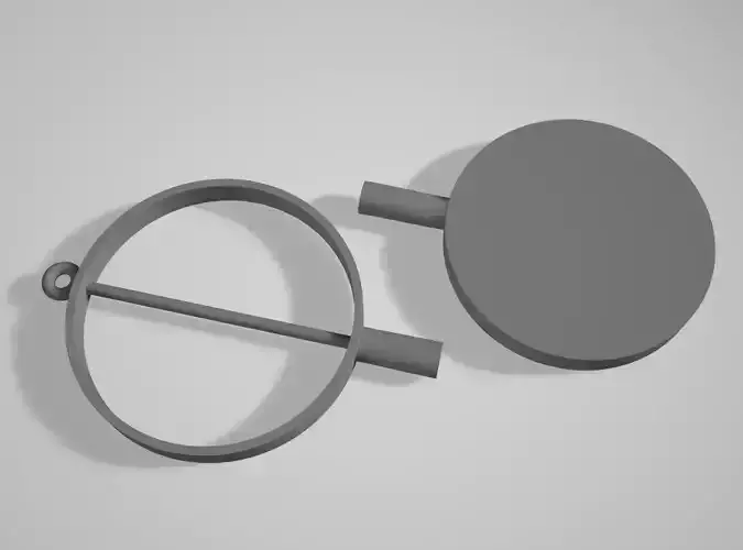 just a circle and an outer ring