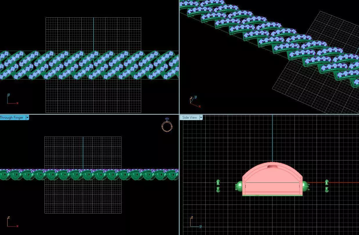 3d jewelry cuban chains 3D print model_0