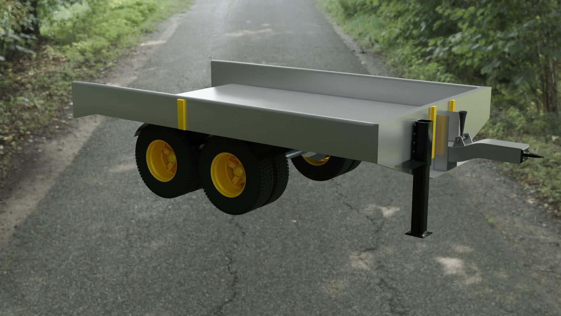 Trolly 3d Model Low-poly 3D model_1