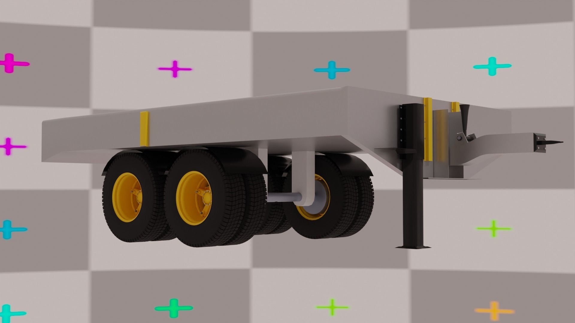 Trolly 3d Model Low-poly 3D model_4