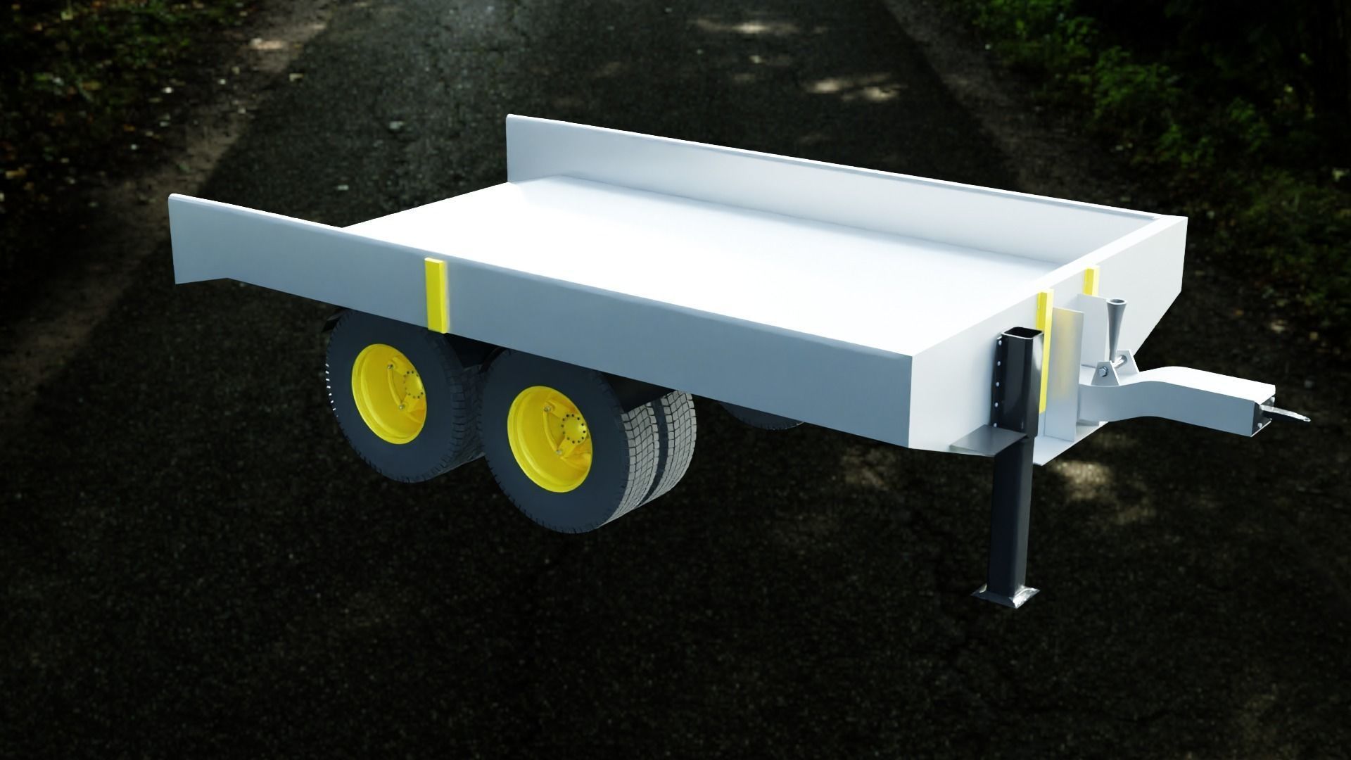 Trolly 3d Model Low-poly 3D model_2