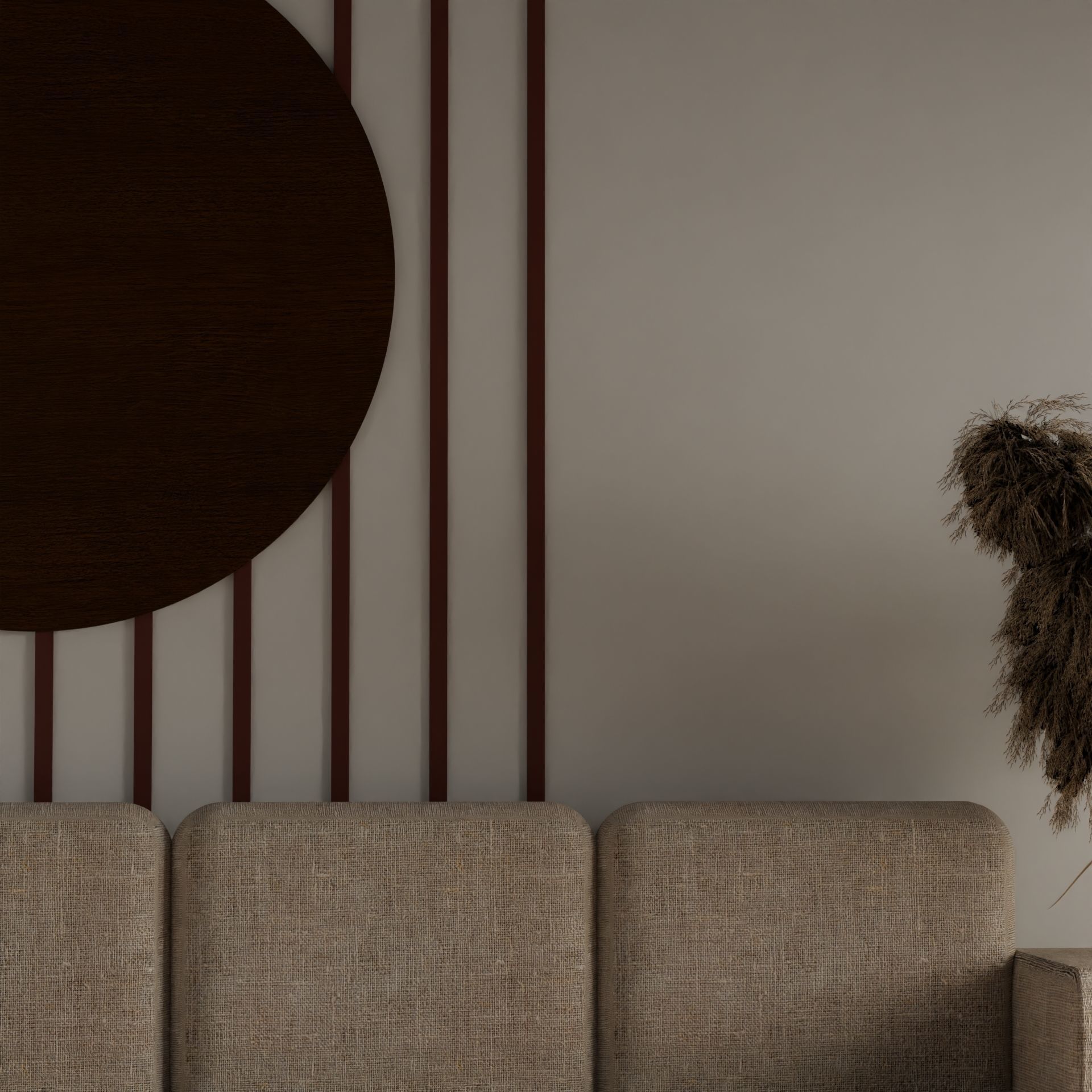 Living room interior design 3D model 3D model_3