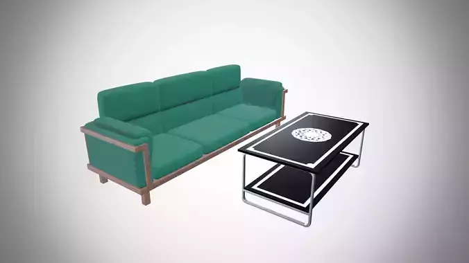 Sofa and Table
