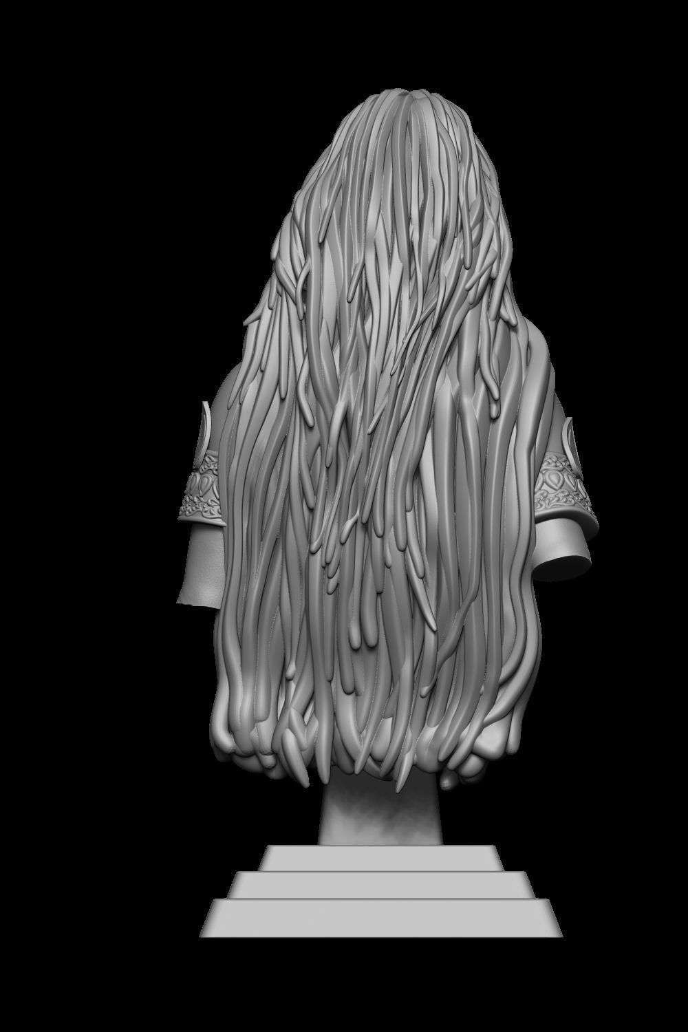 Calista Mistwalker Magic Odyssey bust 3D print model_2