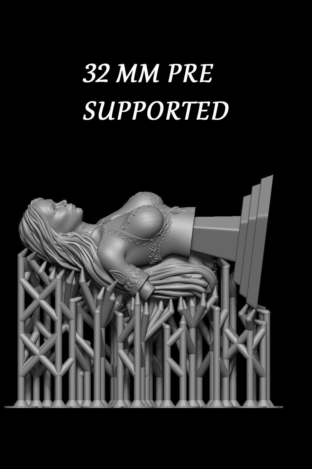 Calista Mistwalker Magic Odyssey bust 3D print model_4