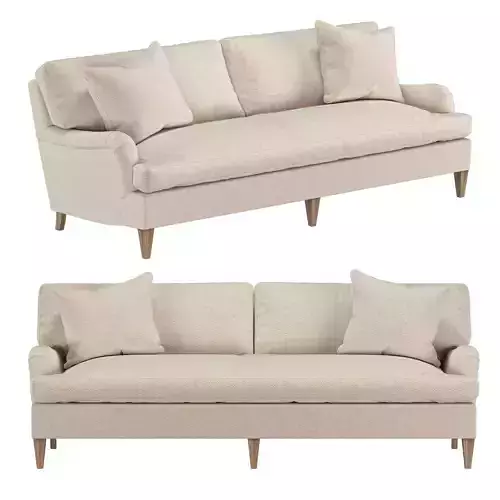 BROMLEY BENCH CUSHION SOFA 3D model