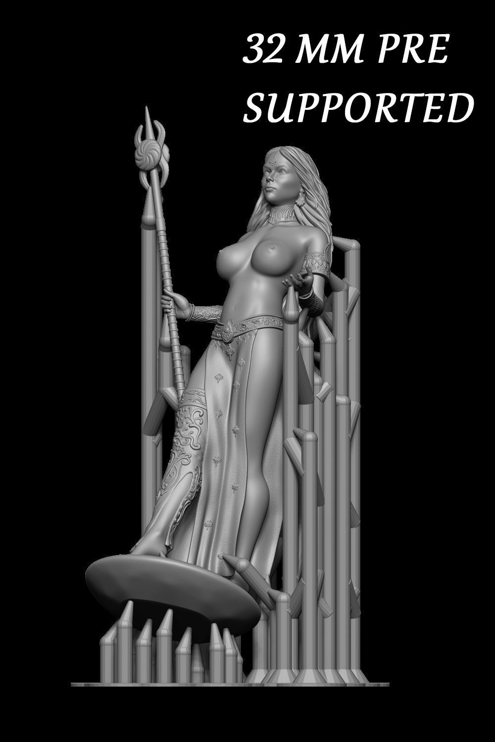 Calista Mistwalker Magic Odyssey Naked 3D print model_2