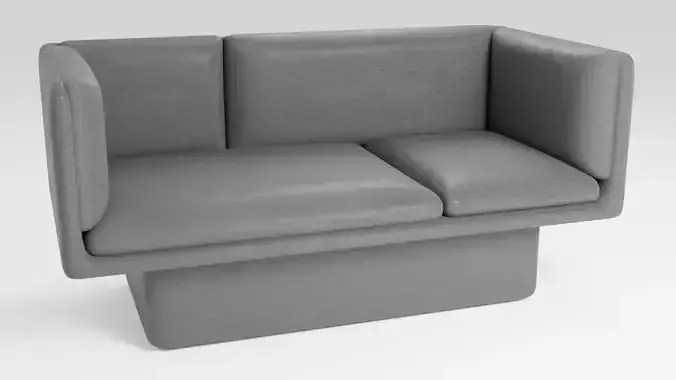 The sofa is upholstered in soft velor fabric